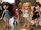 Bratz Doll Lot  10 Dolls  5 Original  5 Reproduction  Additional Repro Clothing