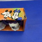 Disney Mickey Minnie Mouse Ghost Salt And Pepper Shakers Ceramic Halloween