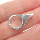 Old Stock 925 Sterling Silver Vintage Bracelet Necklace Lobster Claw Clasp Lock