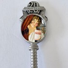 Franklin Mint Country Store Collectible Pewter Spoon Borax Advertising Vintage