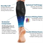 20-30mmhg Compression Calf Sleeves Running Shin Support Socks 1 Pair Unisex