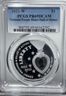 2022-w Silver Purple Heart Proof Dollar Pcgs Pr69dcam Pf69 2022 W  1
