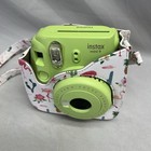 Fujifilm Instax Mini 9 Green Instant Photo Film Camera   Case Missing Batt Cover