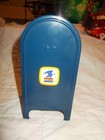 Vintage United States Post Office Mini Metal Mail Box  No Key