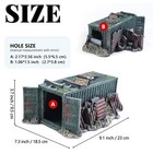 Ptfjz Aquarium Decor Sunken Ship Ruins Fish Tank Decoration Betta Cave Ornament