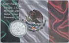 2025 3g  999 Silver Reverse Proof Libertad In A Coa Card