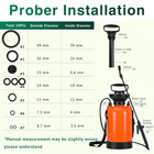 10pcs Sprayer Seal Rings garden Sprayer Replacement Parts Pump Sprayer Parts Rub