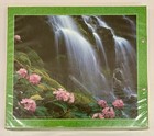 Vintage 80 s Mead Trapper Keeper Notebook - Waterfall Landscape Scene 29096 Pad