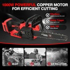 12  Brushless Cordless Electric Chainsaw Tool Only For Milwaukee M18 Battery