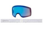 Smith 4d Mag S Snow Goggles White Chunky Knit Everyday Rose Gold Mirror Lens New