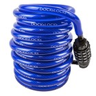 Coiled Security Cable Lock - 25ft Combination Lock For Bikes  Laptops   Gear