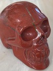 3  Natural Red Stone Carved Crystal Skull Realistic Crystal Reiki Healing  sk31