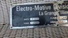 1970 Southern Pacific Railroad Sw1500  2568 Diesel Locomotive Builder Plate