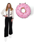 Donut Statue Large Sculpture Hanging Pink Donuts W  Sprinkles Indoor   Out 30 