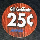 1st  Print  1a25   25 Cents Aafes  Pog From 2001 Printing  Extra Fine To A u 