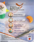 5 X  Locoa 40mg Transdermal Joint Pain Relief Free Shipping