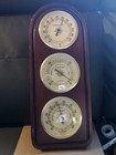 Vintage Sunbeam Weather Station Humidity  Barometer  Thermometer No Key