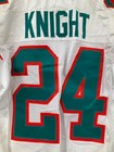  24 Sammy Knight Miami Dolphins Reebok Game Used Throwback Jersey Sz-46 Yr-2003