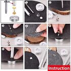 Double Cap Rivets Studs Leather Craft Repair Tubular Stud For Diy Bag Dia 8mm