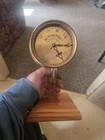 Westinghouse Star 6  Ashcroft Brass Duplex Air Brake Test Gauge Steam Read Clock