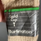 Vintage Burlington Wool Socks Gold Cup Made In Usa Bioguard Size 10 5-15