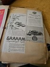 1940s Hand Made Scrapbook Lot  10  Cars Trucks Transportation 15  Ooak