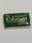 Corporate Women Of At t Lapel Pin Teal   Gold Colors