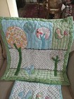 Baby Quilt  Pillow  Unisex  Birds  Trees  For Crib  Nursery