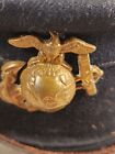 Antique Usmc Marine Corps Pattern 1904 Enlisted Hat With Early Ega