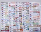 Lots 100 Pcs Different World Banknotes Paper Money Foreign Unc Collection Gift