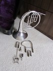 Antique 1913 Rare Complete Playable E a  Couturier French Horn Silver Plate Case