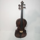 Vintage Antique Violin 3 4 Size Unbranded Stradivarius Style For Restoration 