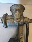 Vintage Keystone L No  20 Food Meat Grinder Hand Crank Table Mount Made In Usa