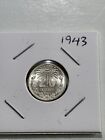 1943 Mexico 20 Centavos  0 720 Silver Coin  Uncirculated  Free Shipping