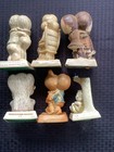 Vintage Lot Of 6 Russ   Wallace R w Berrie Figurines 1970 s Usa
