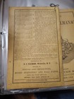 Ayer s American Almanac 1877 Sold As Is