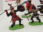 Vintage 1971 Britains Ltd Deetail Toy Soldier Medieval Knights Horses Lot  1