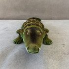 Vintage Flocked Alligator Head Nodder Bobble Head