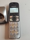 Panasonic Cordless Phone Handset W  Base Kx-tga470 Silver For Kx-tg7741 Tg7731