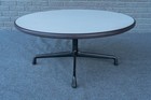 Mid Century Modern Eames Round Aluminum Group Coffee Table - 36