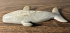 Vintage Canadian Inuit Soapstone Whale Carving By Annie Appaqaq  art 20th Cent  