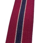 Vintage Cas West Germany Men Striped Suspenders Burgundy Navy Blue Button End