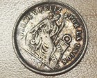 1864 Peru 1 Dinero Silver