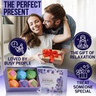 Bath Bombs Gift Set - Ultra Bubble Xxl Fizzies  6 X 4 1 Oz  With Natural    
