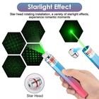 5000miles Rechargeable Green Laser Pointer Pen Astronomy Star Visible Beam Light