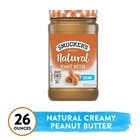 Smucker   s Natural Creamy Peanut Butter  26 Oz  Jar