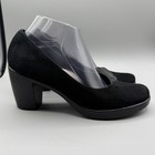 Dansko Tuttie Black Leather Suede Slip-on Comfort Pump Shoes Size 40 us 9 5 - 10