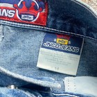 Vintage Jnco Crown Wide Leg Skater Jeans Side Stripe Size 14 Baggy 90s  28x26 5 