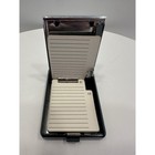 Vintage  new  1960 s Mini Index A-z Flip Open Telephone Address Rolodex Black
