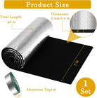 5mm Thickened Car Battery Blanket  40 x7  Battery Wrap Heat Shield Barrier  High